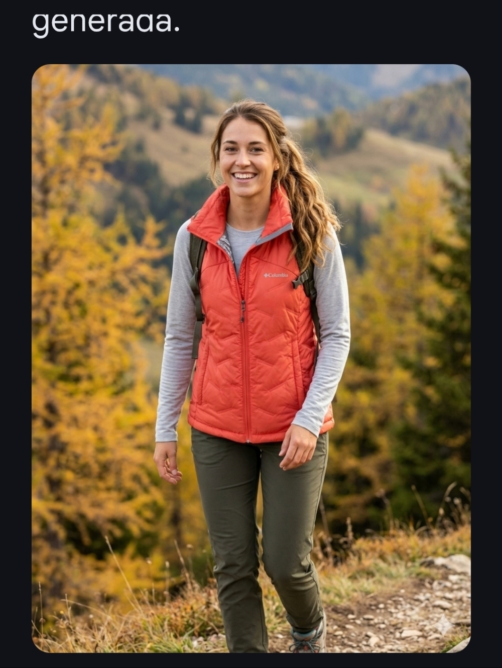 Columbia Women's Bright Orange Quilted Vest